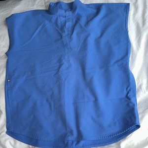 Figs Ceil Blue Scrub Top